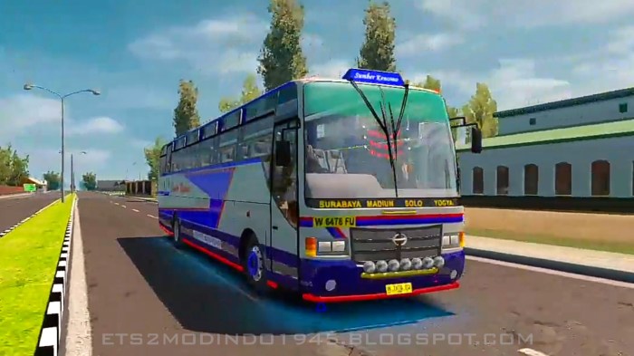 New Mod Bus Bumel ETS2: Bus Antarkota dengan Fitur Lengkap