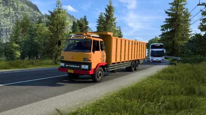 Mod Truck Fuso Goprak Gandeng ETS2: Truk dengan Kekuatan Ganda