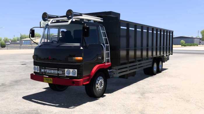 Mod Truck Fuso Goprak Gandeng ETS2: Truk dengan Kekuatan Ganda