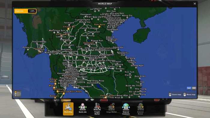 Map Road to Asia ETS2: Jelajahi Benua Asia dalam Simulasi